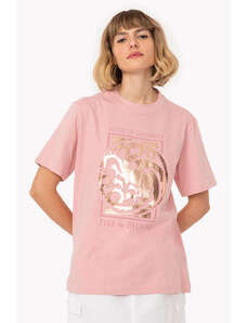 C&A camiseta de algodão game of thrones manga curta rosê
