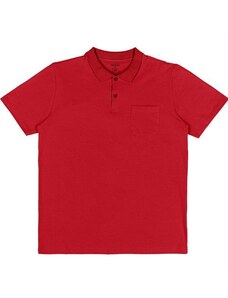 Rovitex Camisa Masculina Polo Básica Vermelho