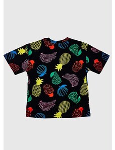Bento Camiseta de Menino Malh Popfruit Preto