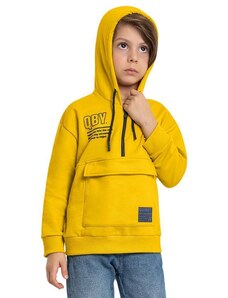 Quimby Blusão Infantil em Moletom Amarelo
