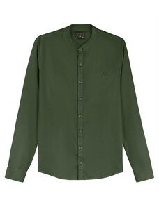 Diametro Camisa Manga Longa Tricoline Maquinetado Verde