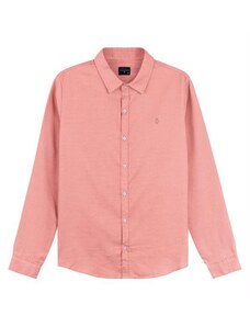 Diametro Camisa Manga Longa Fio Tinto Rosa