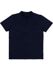 Rovitex Camisa Masculina Polo Básica Azul