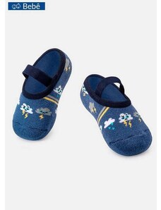Sapatilha Bebê Antiderrapante Puket 7039 3353-341-Azul-Jeans