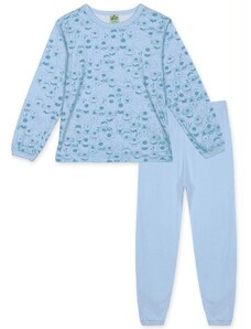 Lilica Pijama Longo Infantil Unissex Azul