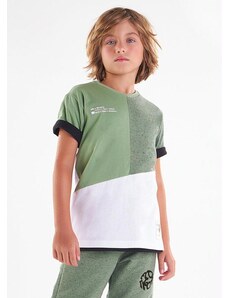 Tigor Camiseta Manga Curta Malha Menino Verde