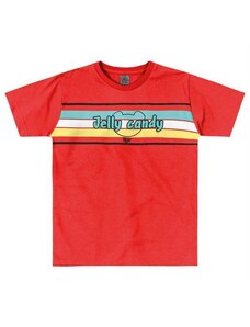 Tigor Camiseta Manga Curta Malha Menino Vermelho