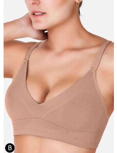 sutiã push up básico feminino microfibra she chocolate - C&A