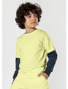 Tigor Camiseta Manga Curta Masculina Match Amarelo