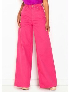 Forum Calça Pantalona de Sarja Thais Rosa