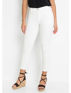 Bonprix Calça Jeans com Bolso Cintura Alta Branca