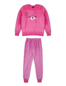 Pijama Feminino Longo Malwee 1000090615 Br43a-Rosa