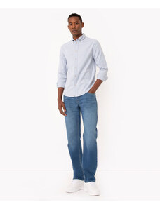 C&A calça jeans reta com bolsos azul médio