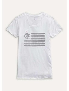 Camiseta Feminina Fla Bandeira Srn Reserva Branco