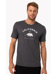 C&A camiseta urso califórnia manga curta cinza mescla escuro