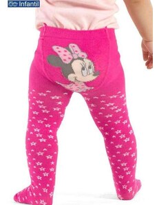 Disney Meia Calça Bebê Minnie Mouse 2527-003 1120-Branco