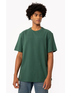 C&A camiseta de piquet manga curta verde escuro