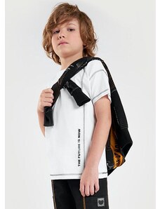 Tigor Camiseta Manga Curta Masculina Infantil Branco