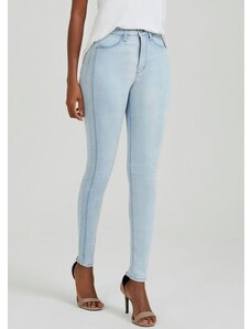 Lunender Calça Jeans com Elastano Azul