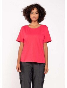 Lamis T-Shirt Algodao Detalhe Corrente Lateral Rosa