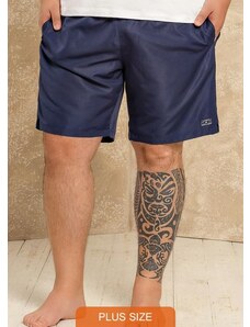 Svk Plus Size Shorts Tactel Brand Marinho