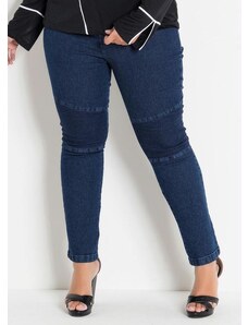 Marguerite Calça Jeans Plus Size com Efeitos no Joelho