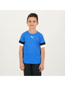 Camisa Puma Team Rise Juvenil Azul