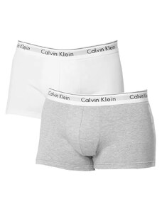 Cueca Calvin Klein Brief Cotton Stretch Classic Chumbo Pack 2UN