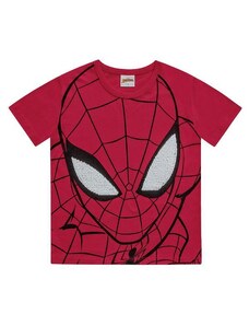 Fakini Kids Camiseta Spider-Man Vermelho