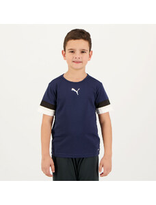 Camiseta Puma Team Rise Juvenil Marinho