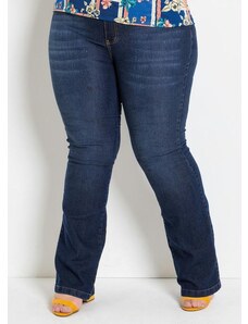 Calça Flare Jeans Plus Size Marguerite
