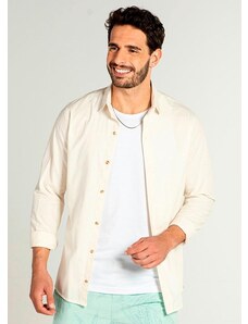 camisa masculina plus size algodão xadrez manga longa casual teodoro  camisaria azul - C&A