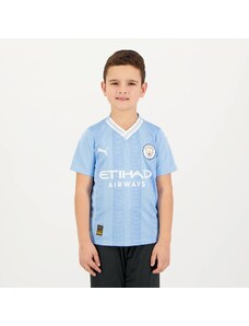 Camisa Puma Manchester City Home 2024 Juvenil