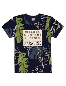 Rovi Kids Camiseta Infantil Masculina Paradise Azul