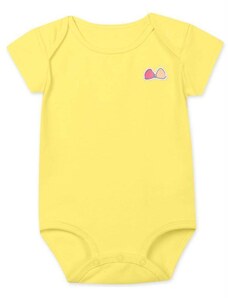 Lilica Body Bebê Menina com Proteção Antiviral Amarelo