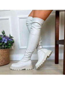 Damannu Shoes Bota Over Angel Off White Off White