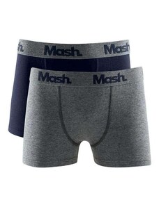 Mash Kit 2 Cuecas Boxer Algodão Infantil Azul Marinho