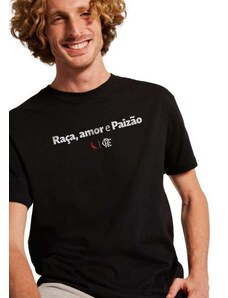 Camiseta Raça Amor e Paizão Reserva Preto
