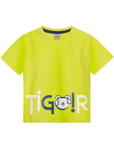 Tigor T Tigre Camiseta Bebe Menino Manga Curta Tigor Amarelo