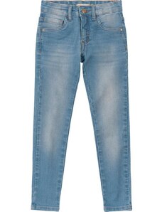 Carinhoso Calça Skinny Jeans Estonado Azul