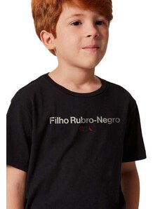 Camiseta Filho Rubro Negro Reserva Mini Preto
