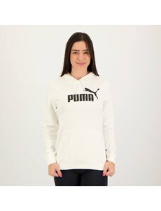 Moletom Puma ESS Logo TR Feminino Branco