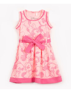 C&A vestido infantil minnie de algodão pink