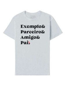 Camiseta Exemplo Parceiro Amigo Pai Reserva Branco