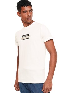 Camiseta Diesel Masculina T-Diego-S7 Detail Branca