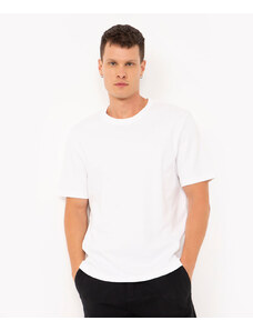 C&A camiseta básica de algodão peruano manga curta branco