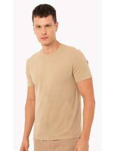 C&A camiseta de algodão básica manga curta - BEGE