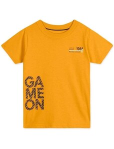 Camiseta Infantil Menino Manga Curta Marisol Amarelo