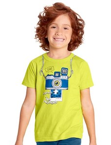 Marisol Play Camiseta Manga Curta Infantil Masculina Verde