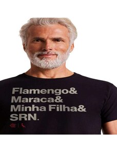 Camiseta Flamengo Maraca Filha Reserva Preto